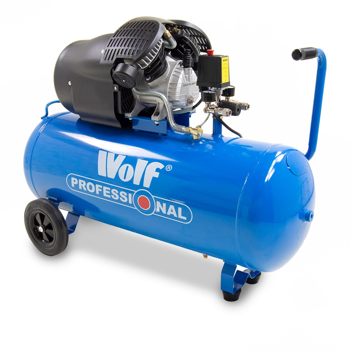 Ex Display Wolf Cheyenne 100L Air Compressor 14.6CFM 3HP - Image 1