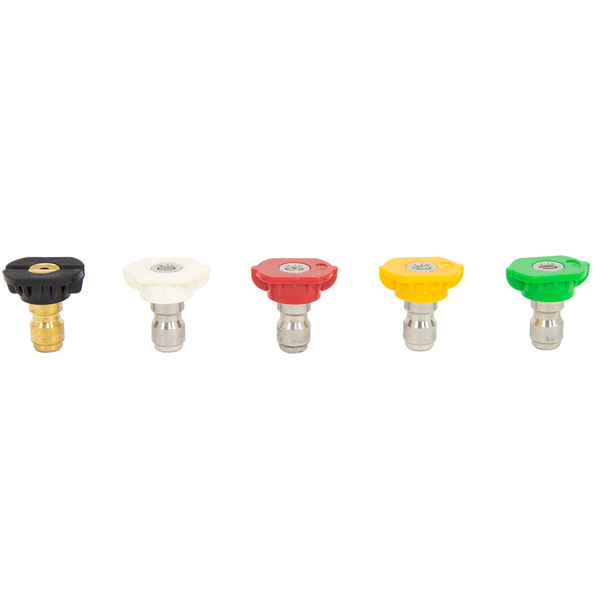 PowerKing 5pc Assorted Angle Nozzles Pressure Washer Attachments - Image 1