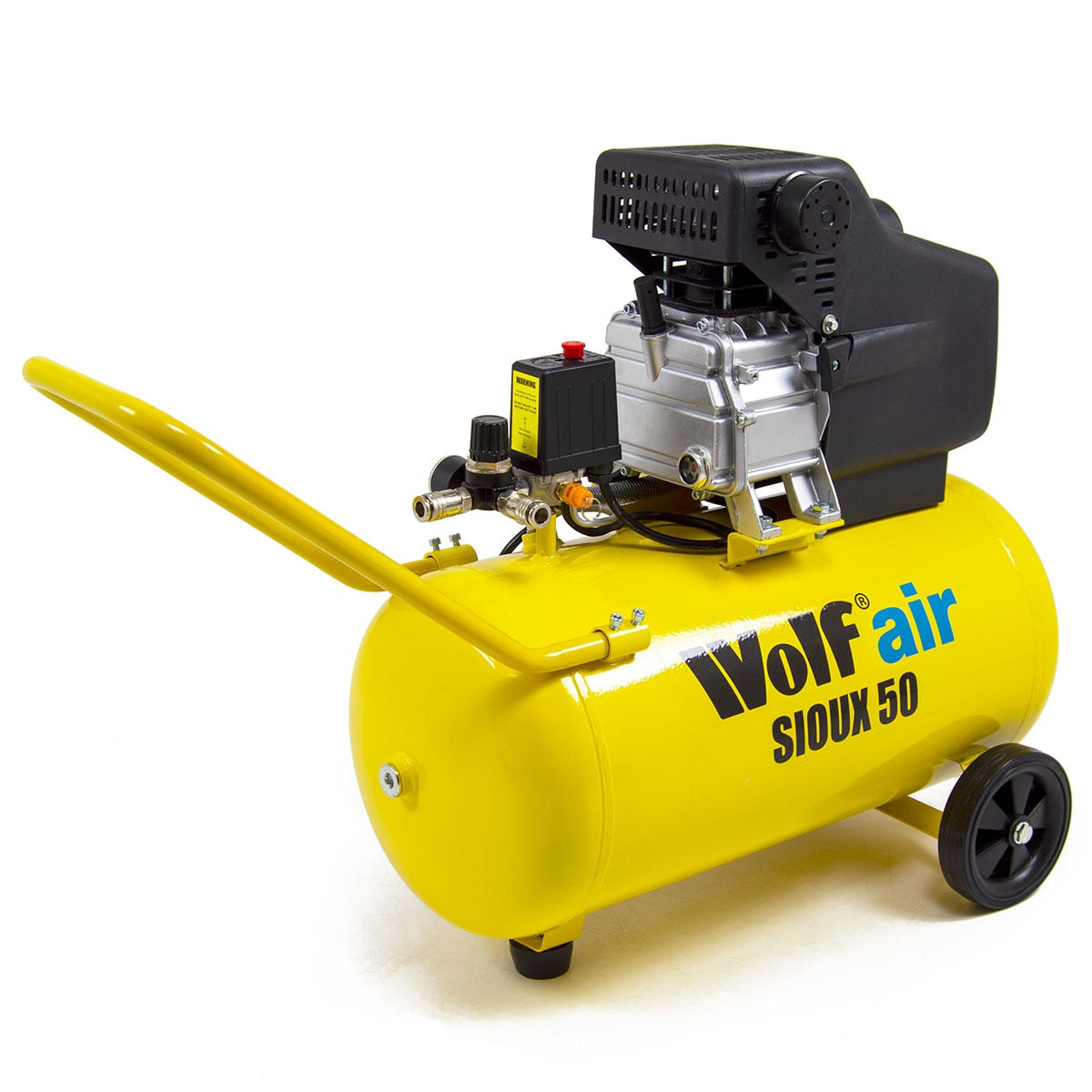 Wolf Sioux 50 9.6CFM 2.5HP Portable Air Compressor 50L - Image 1