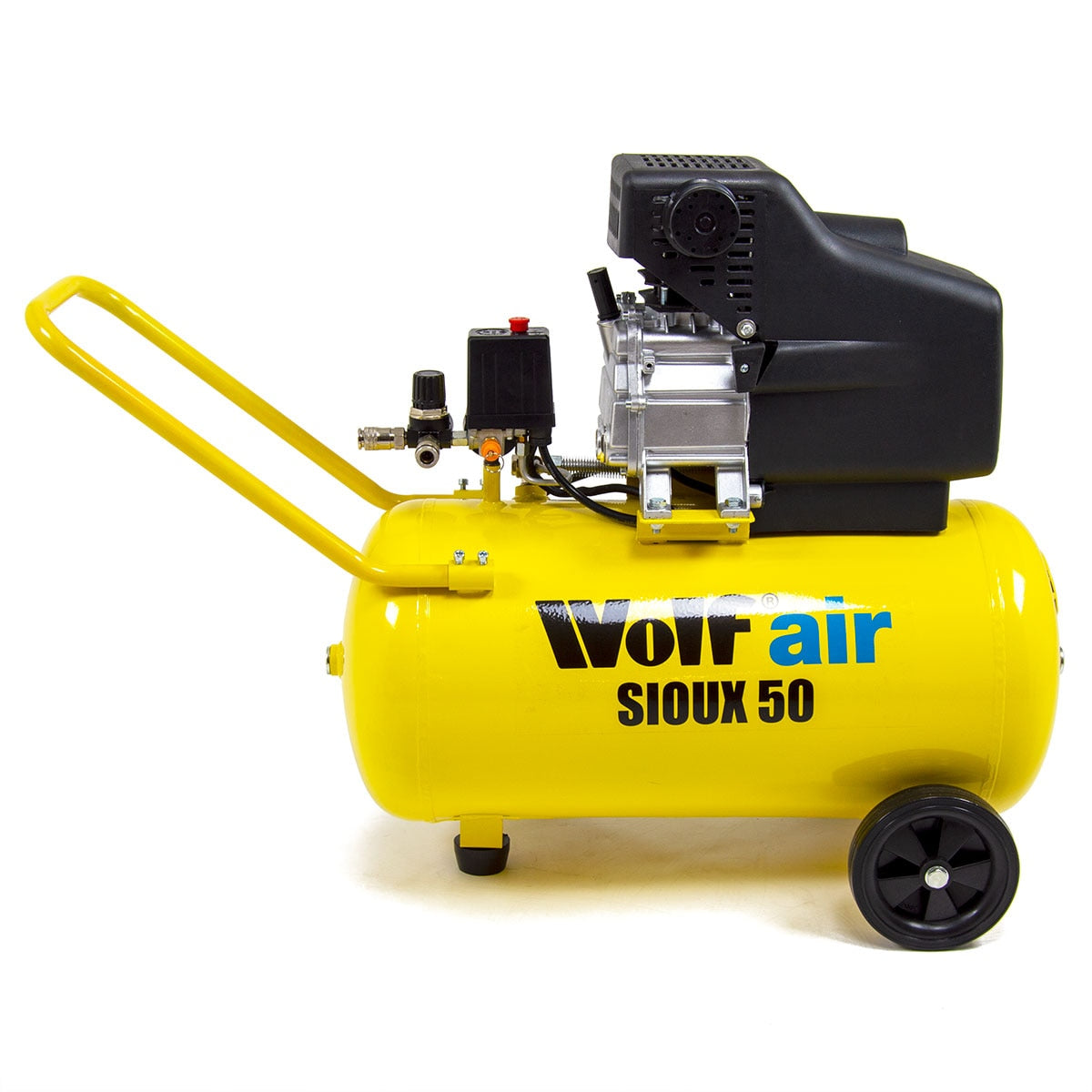 Wolf Sioux 50 9.6CFM 2.5HP Portable Air Compressor 50L - Image 2