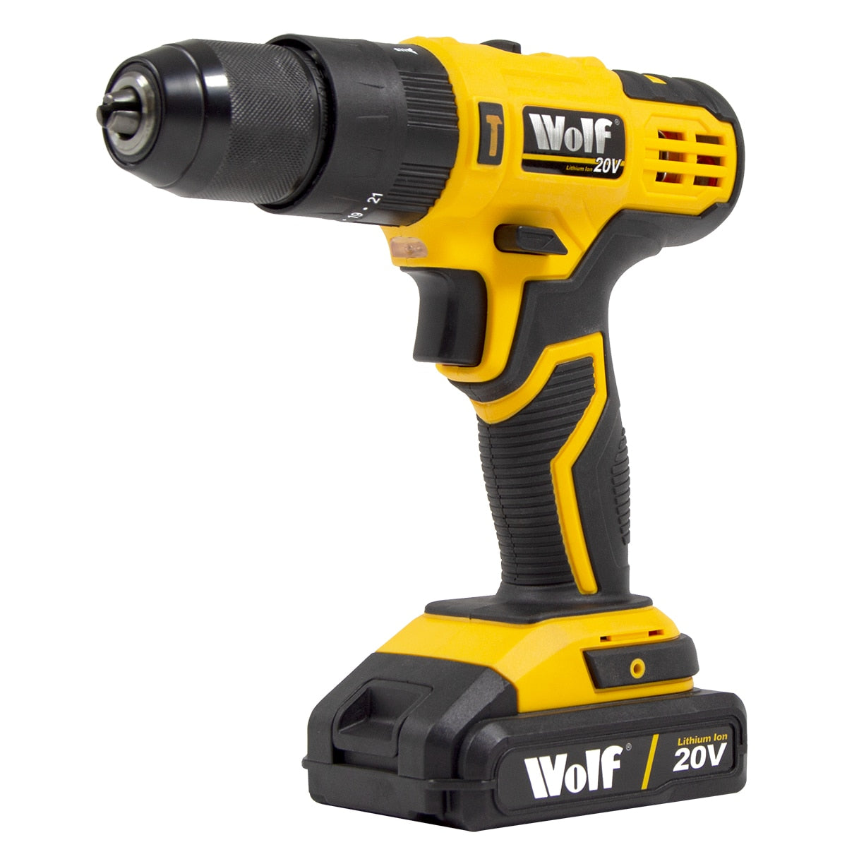 Wolf Cordless 20V Combi Impact Drill - Image 2