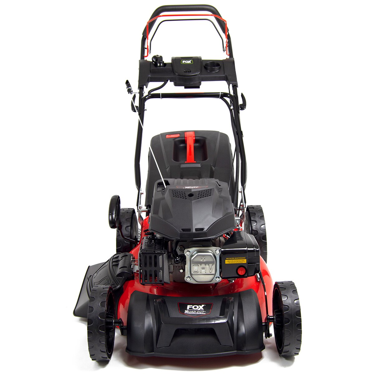 Fox Quad-Cut 510E 20" Electric Start Self Propelled Petrol Lawn Mower - Image 2