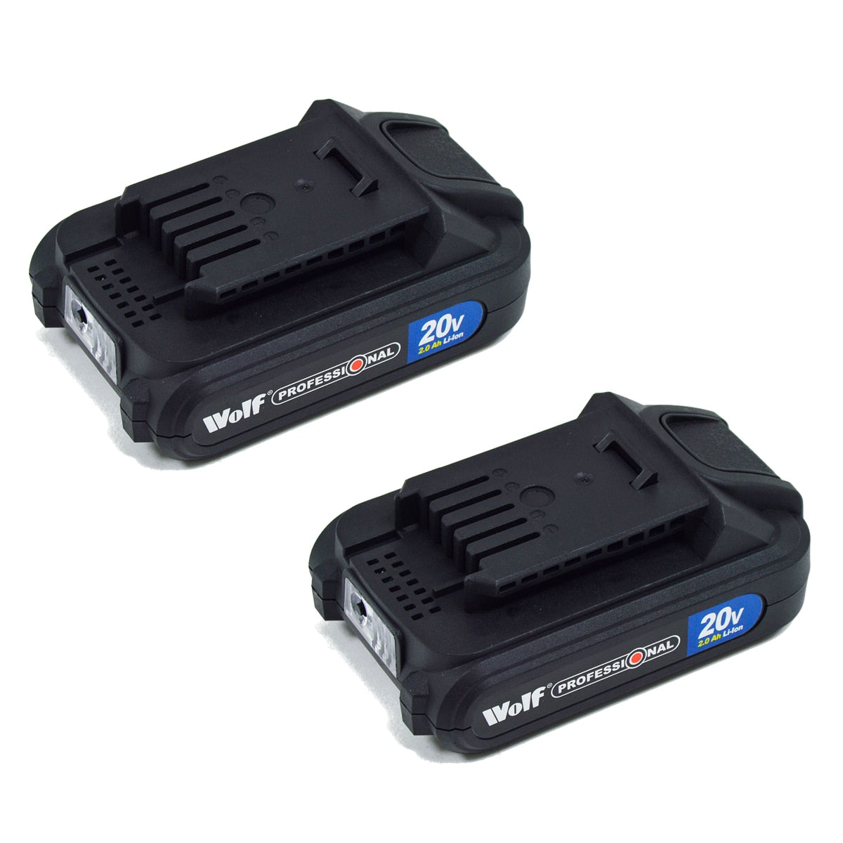 Wolf Professional Spare 20V Battery 2Ahr Twin Pack - Image 1