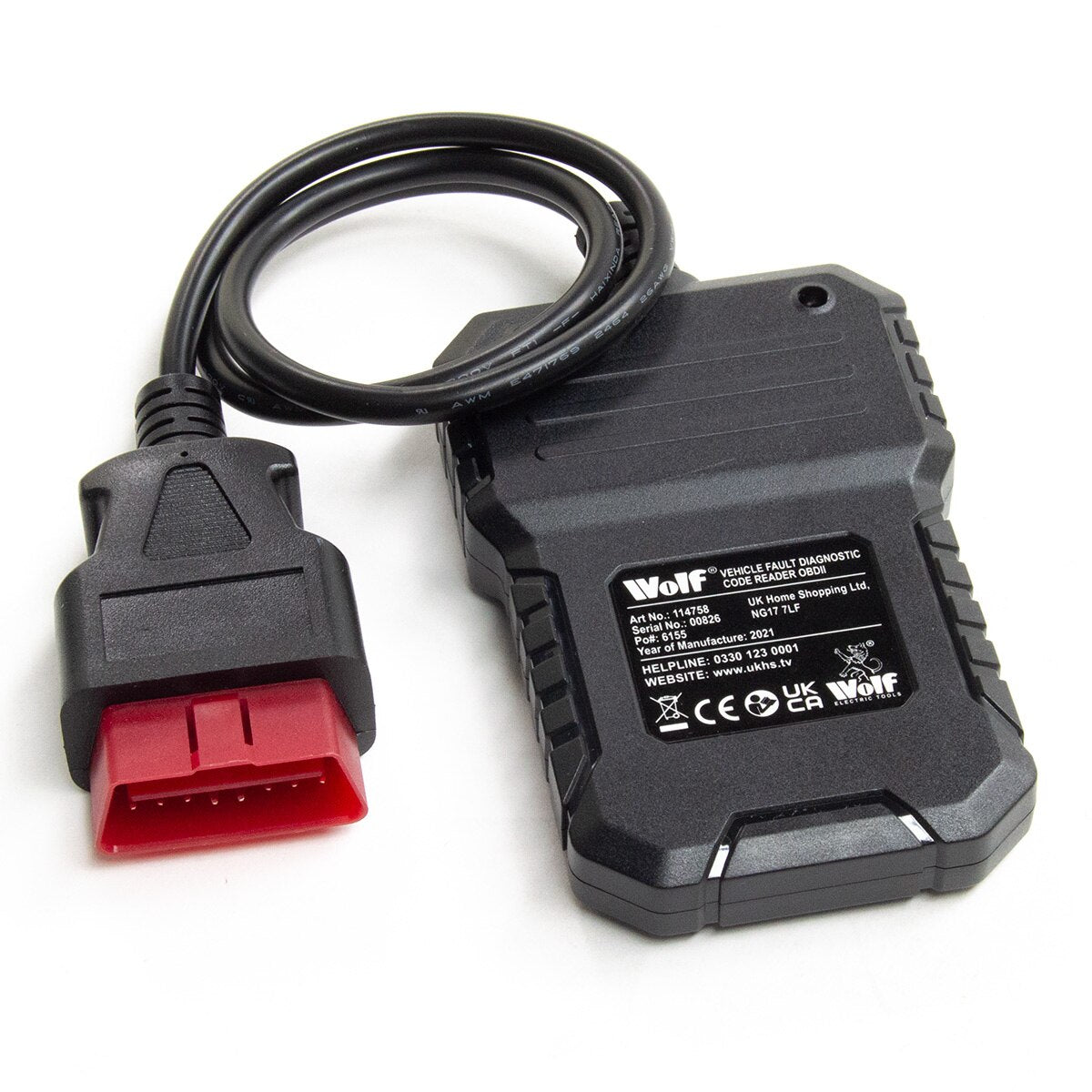 Wolf Automotive OBDII Code Reader Vehicle Fault Diagnostic Scanner - Image 2