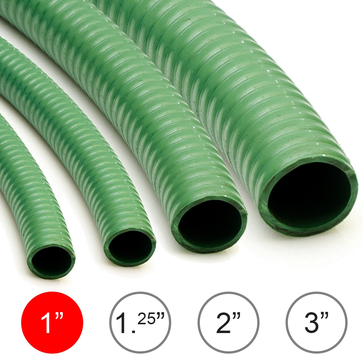 Wolf 1'' Reinforced Suction Hose - 10 Metres - Image 1