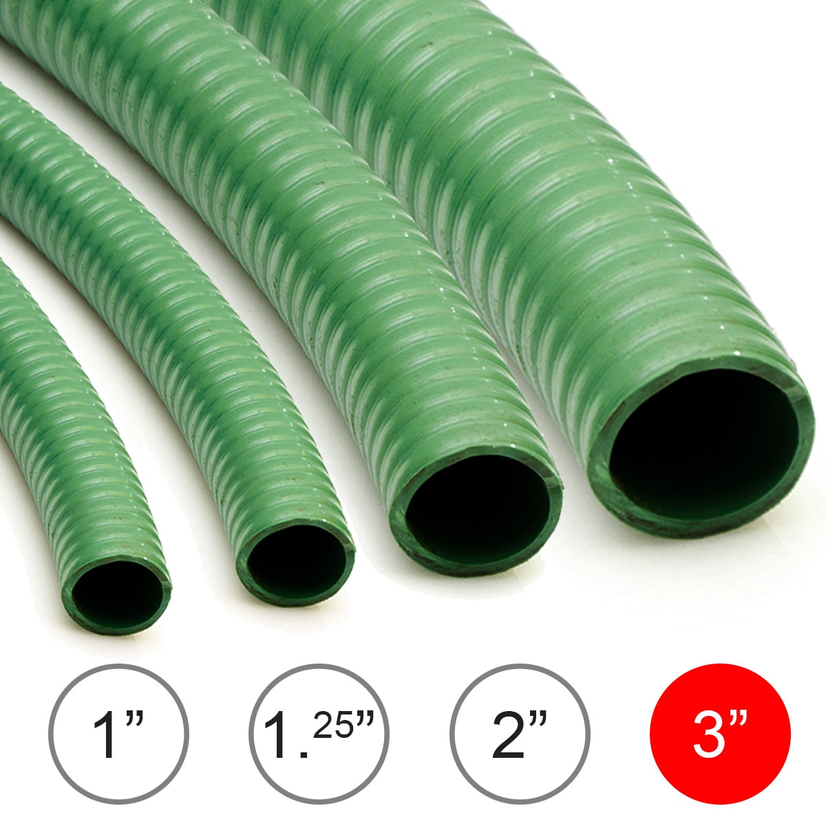 Wolf 3'' Reinforced Suction Hose - 10 Metres - Image 1