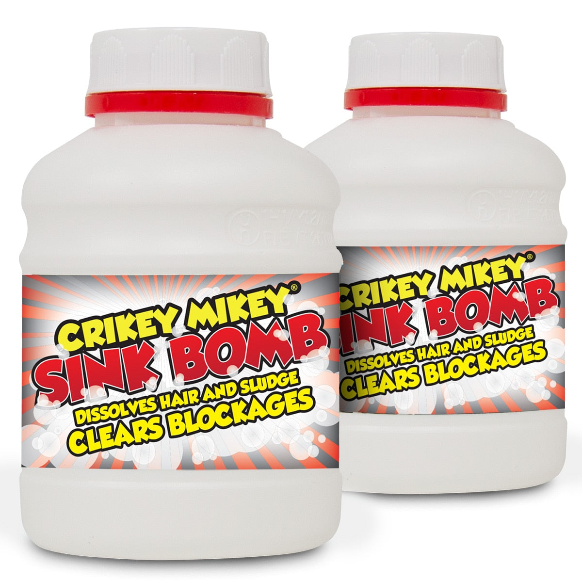 Crikey Mikey 'Sink Bomb' Sink Unblocker 2x500g - Image 1