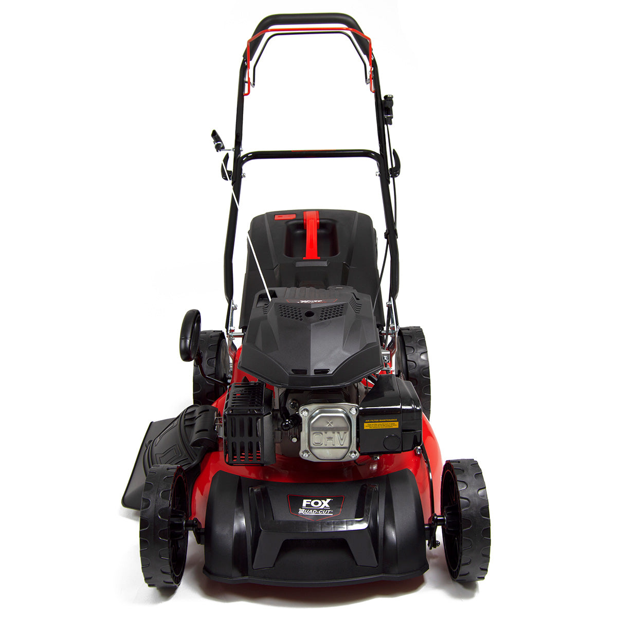 Ex Display Fox Quad-Cut 460 18" Recoil Self Propelled Petrol Lawn Mower