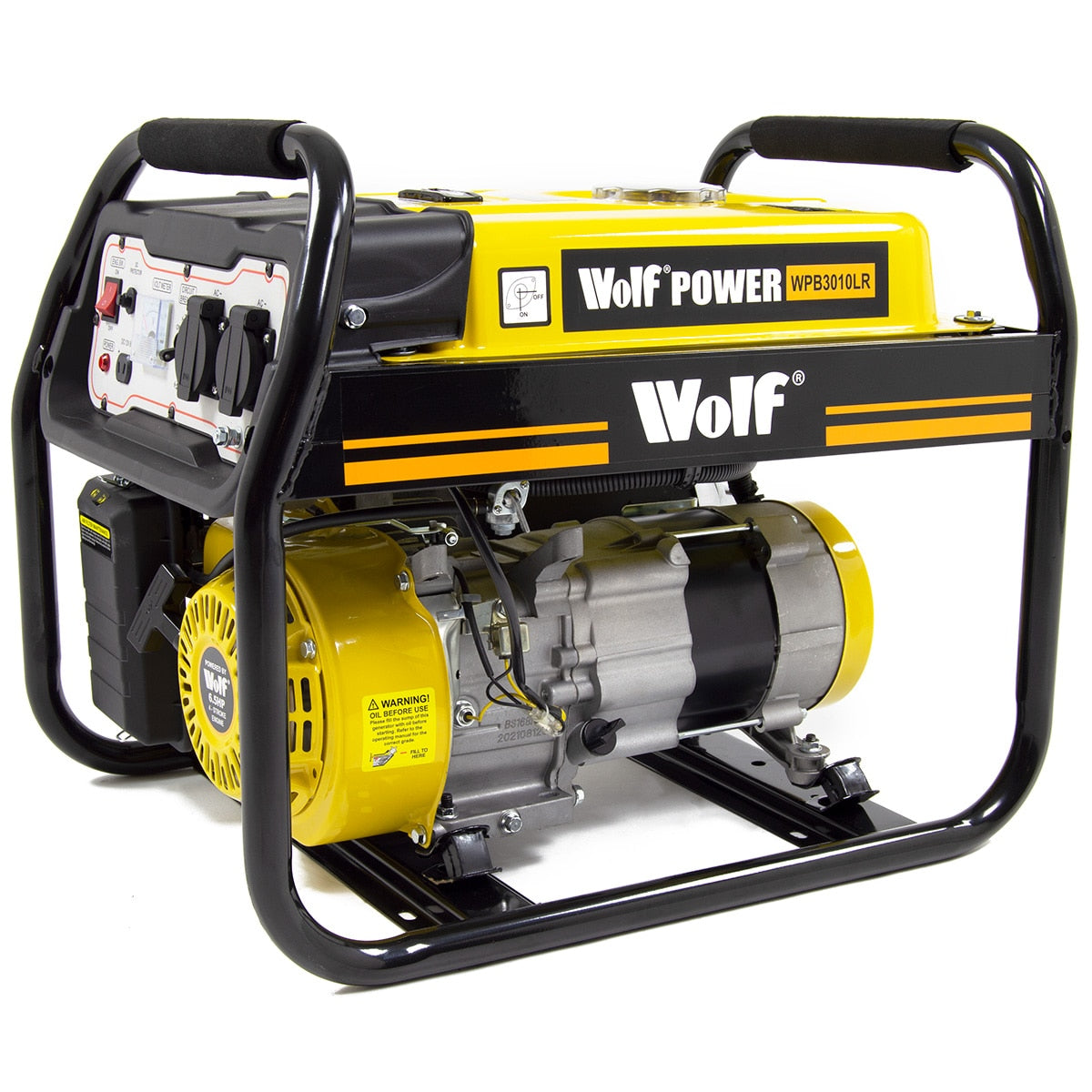 Wolf Petrol Generator WPB3010LR 2200w 2.75KVA 6.5HP - Image 1