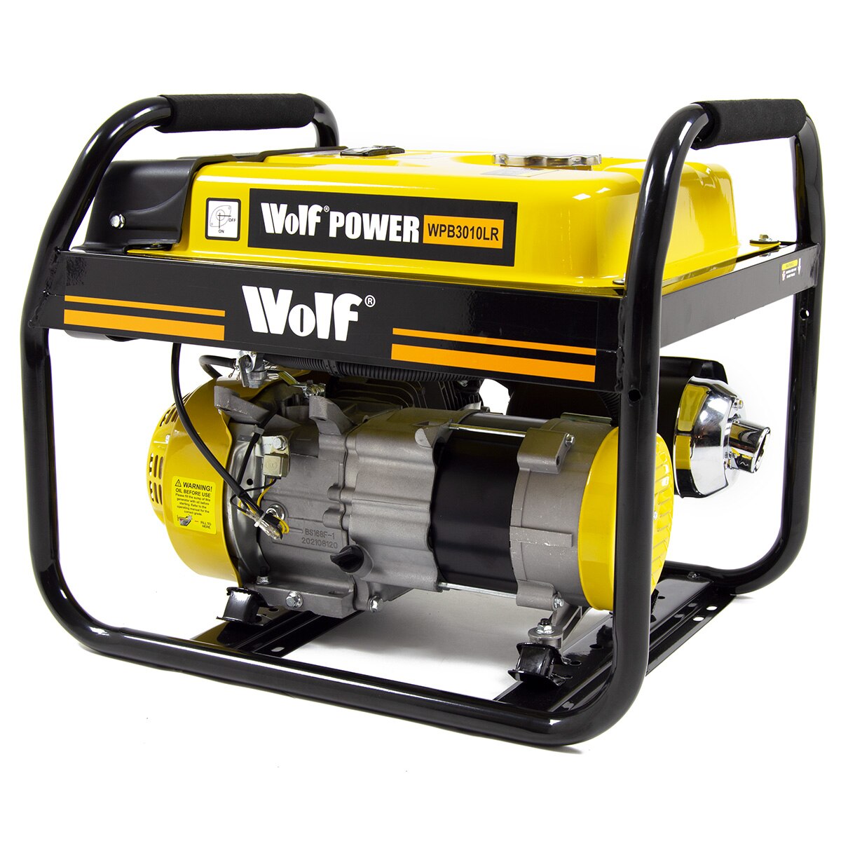 Wolf Petrol Generator WPB3010LR 2200w 2.75KVA 6.5HP - Image 2