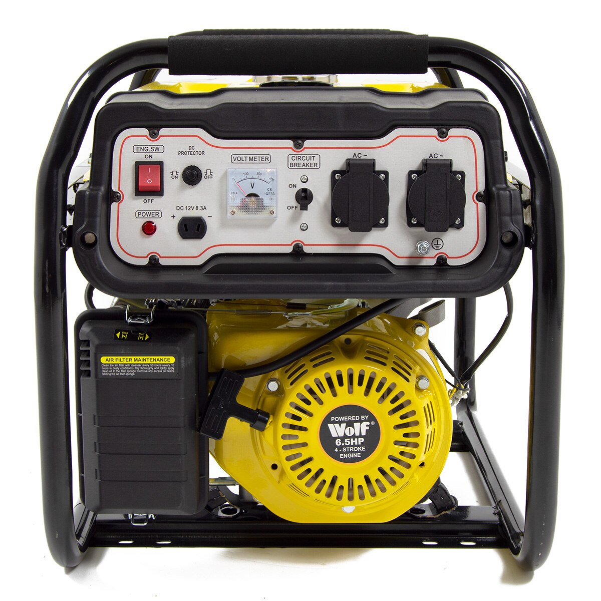 Wolf Petrol Generator WPB3010LR 2200w 2.75KVA 6.5HP - Image 5