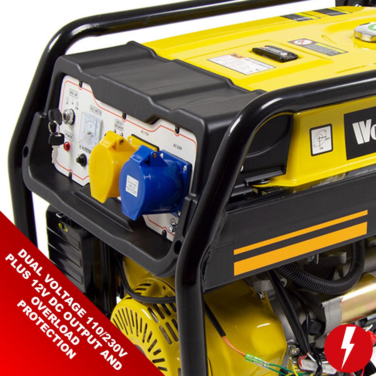 Wolf Petrol Generator WPB1110ES 8000w 10KVA 17HP Electric Start - Image 5