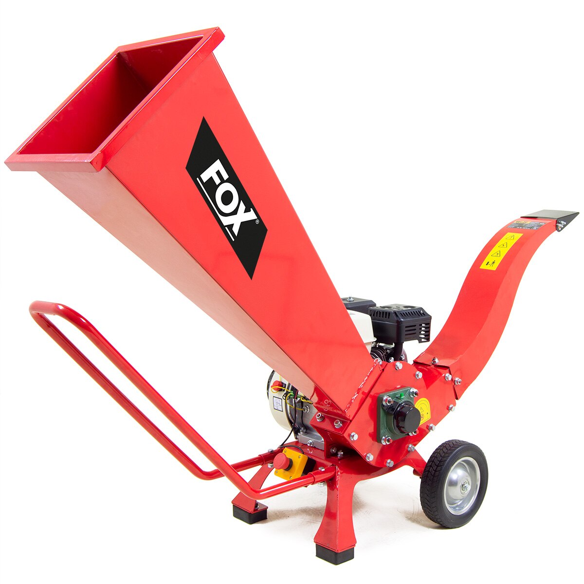 Fox 4-Stroke Petrol Wood Chipper Garden Shredder Mulcher 209cc - Image 2