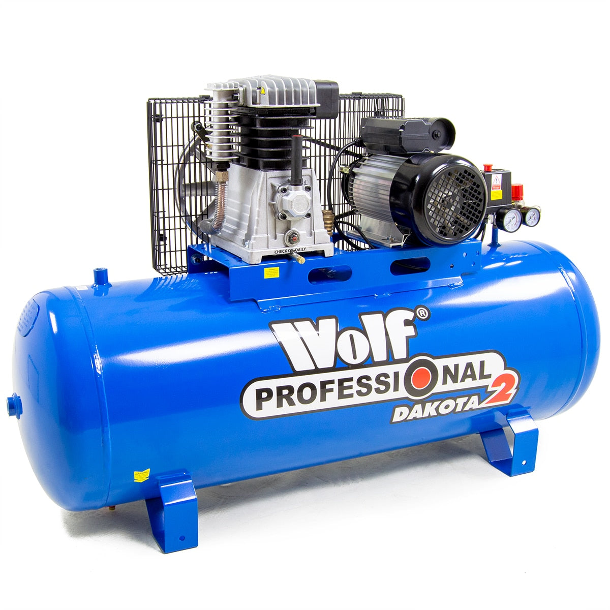 Wolf Professional Dakota 2-150 INDUSTRIAL 14.1CFM 3HP 150psi Air Compressor 150L - Image 1