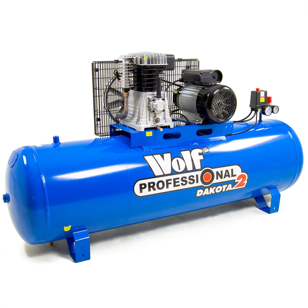 Wolf Professional Dakota 2-200 INDUSTRIAL 14.1CFM 3HP 150psi Air Compressor 200L - Image 1