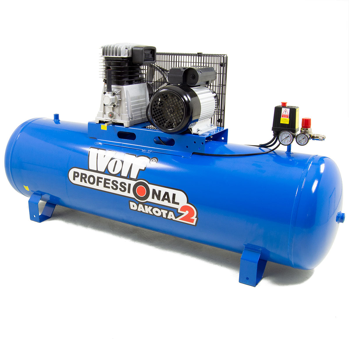 Wolf Professional Dakota 2-200 INDUSTRIAL 14.1CFM 3HP 150psi Air Compressor 200L - Image 2