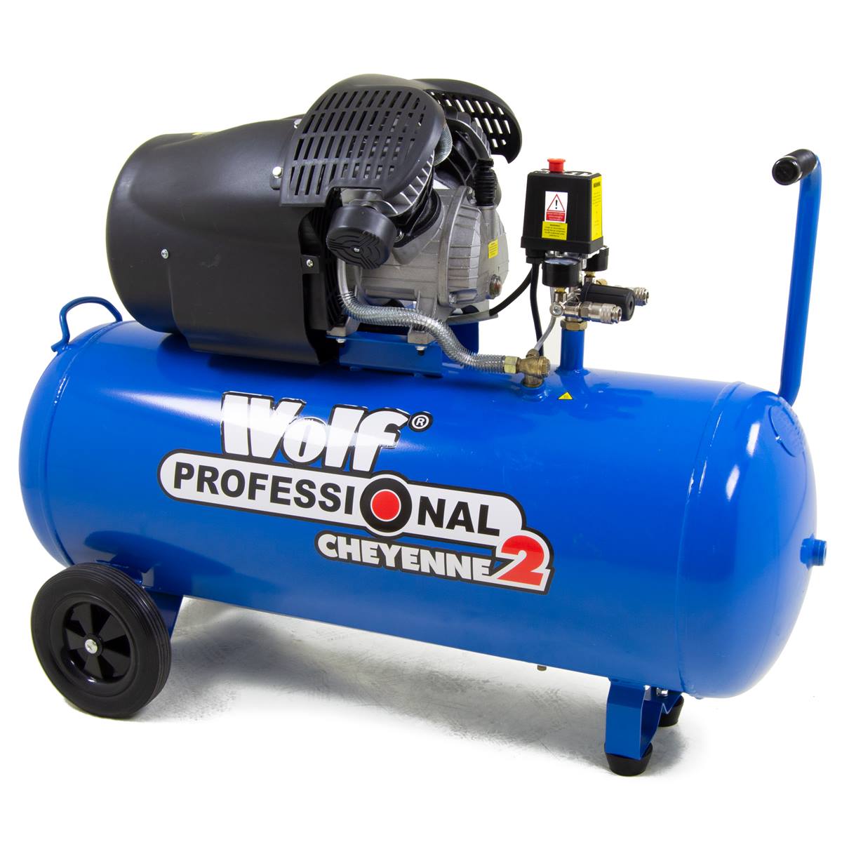 Wolf Professional Cheyenne 2 14.6CFM 3HP 150psi Air Compressor 100L - Image 2