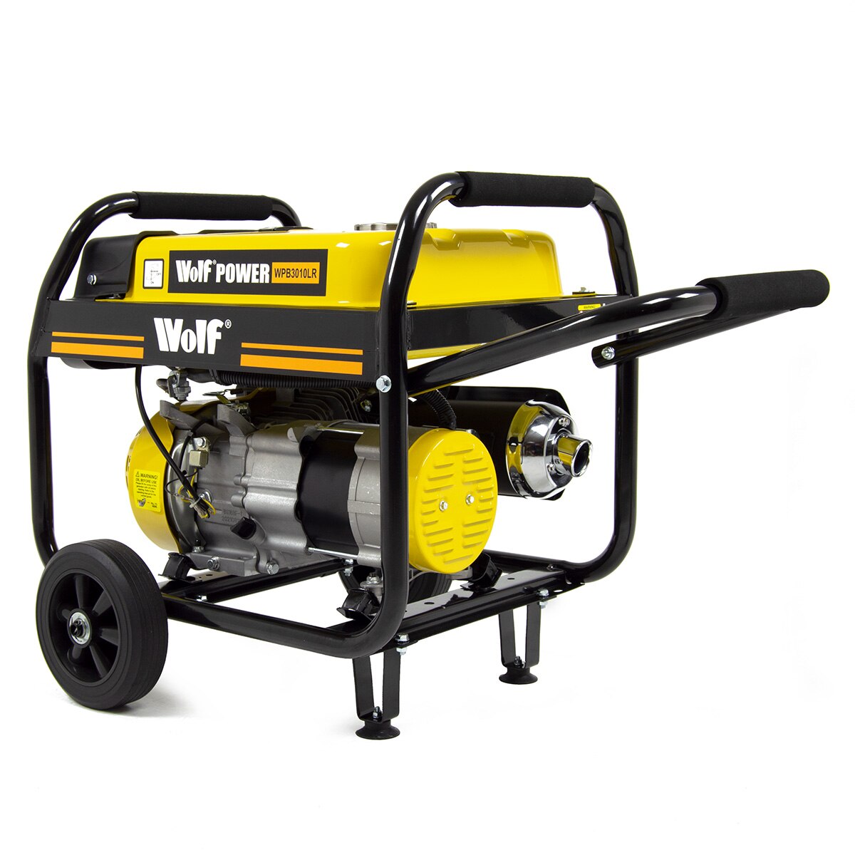 Wolf Petrol Generator WPB3010LR 2200w 2.75KVA 6.5HP with Wheels - Image 5