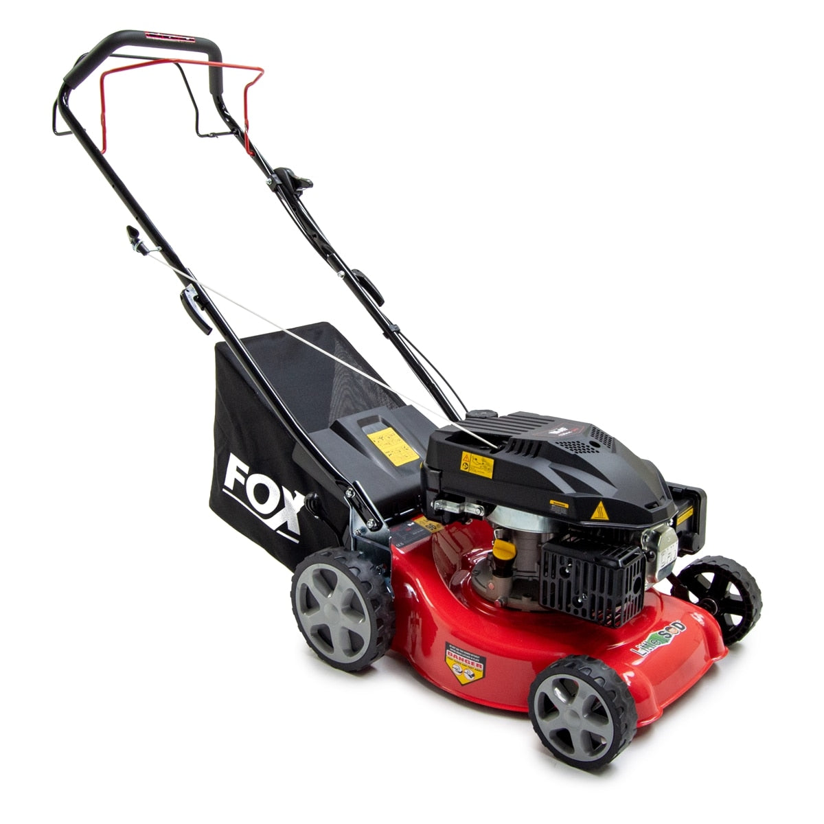 Fox LITTLE SOD 16" Recoil Self Propelled Petrol Lawn Mower 139cc Engine - Image 1