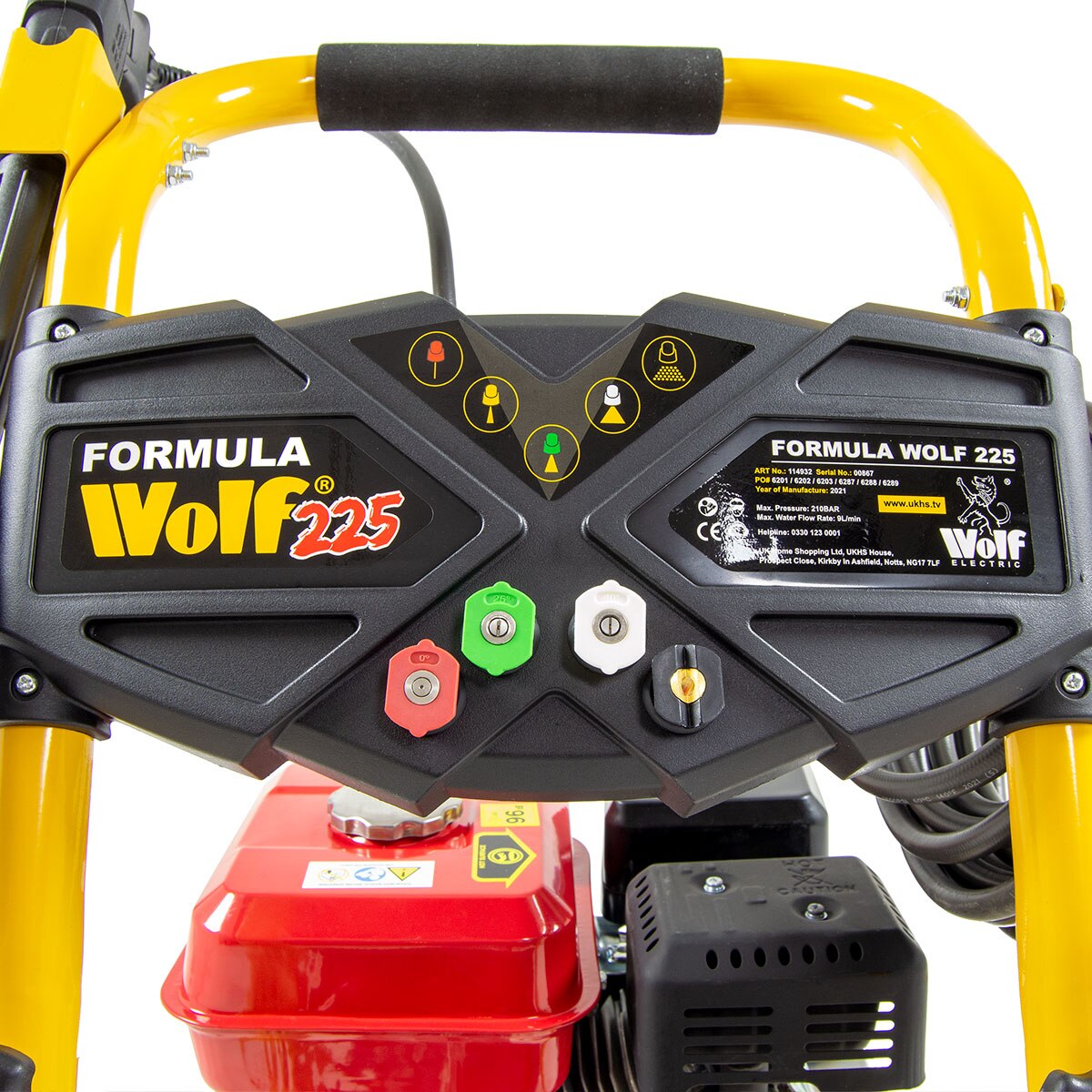 Formula Wolf 225 Petrol Pressure Washer & Patio Cleaner - Image 6