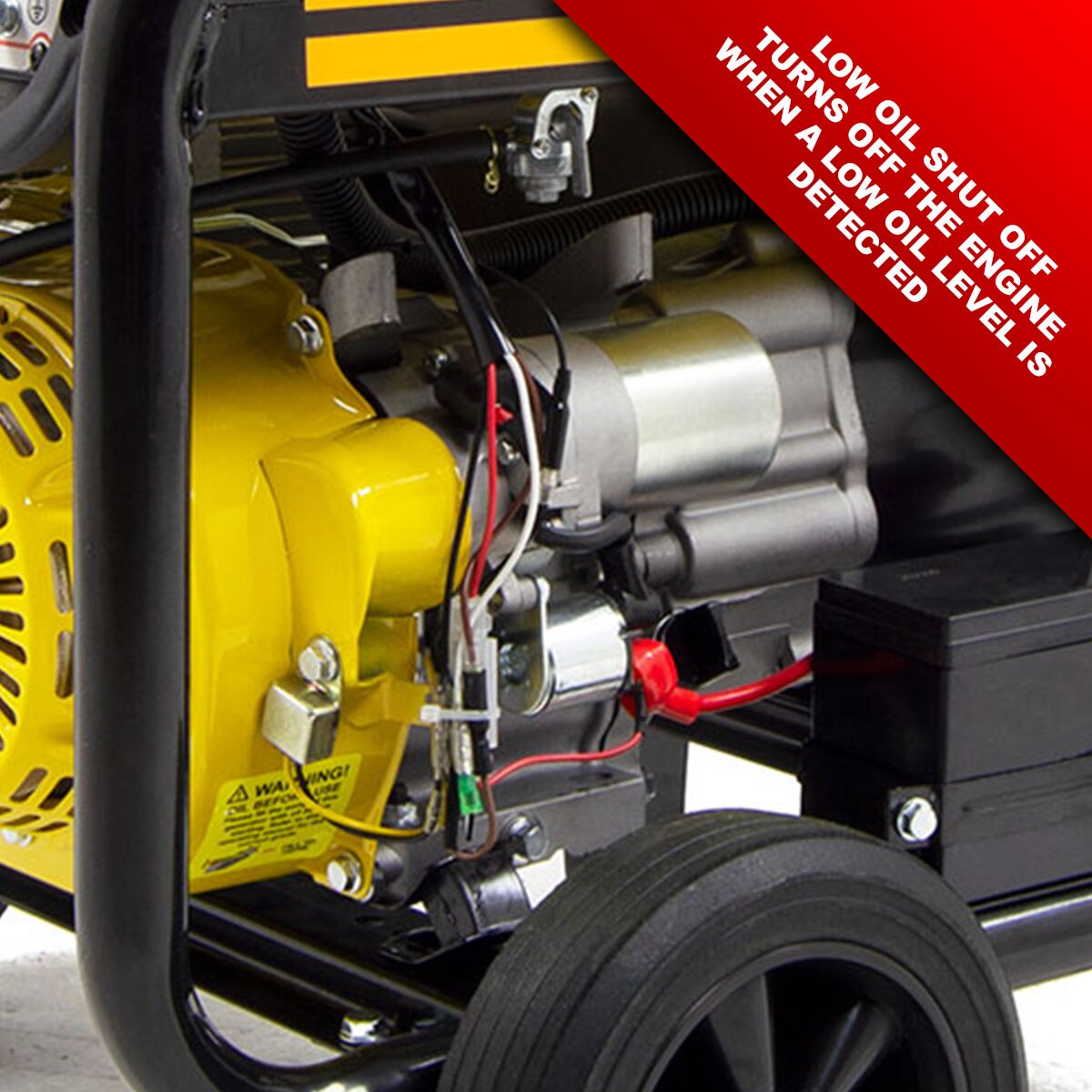 Wolf Petrol Generator WPB4010ES 3000w 3.75KVA 7HP with Wheels - Image 9