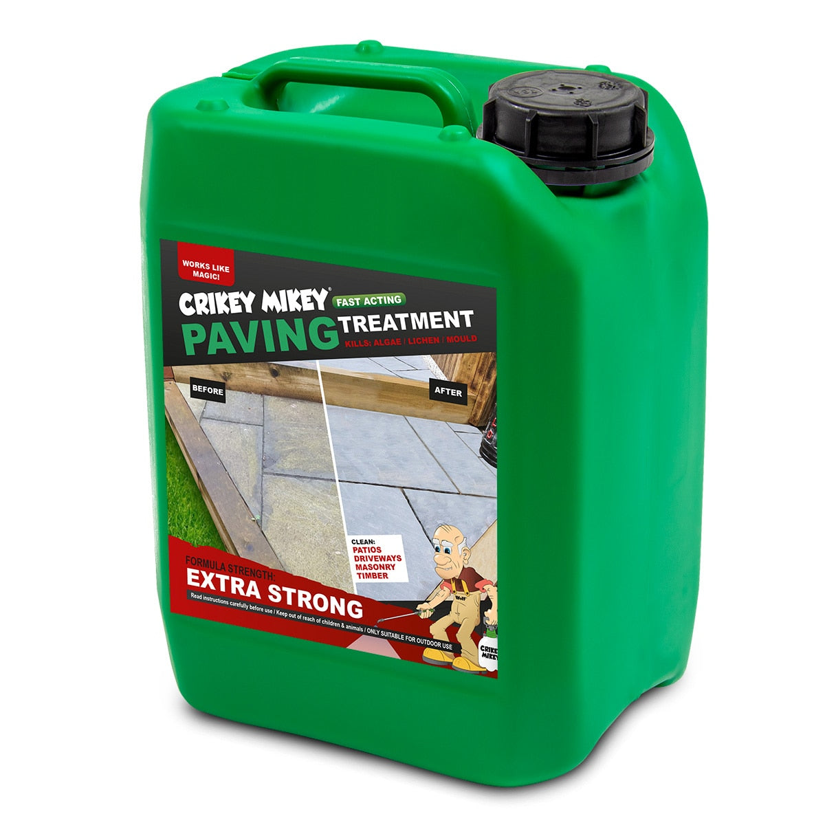 Crikey Mikey Extra Strong Outdoor Treatment Wizard 5L Top Up - Image 1