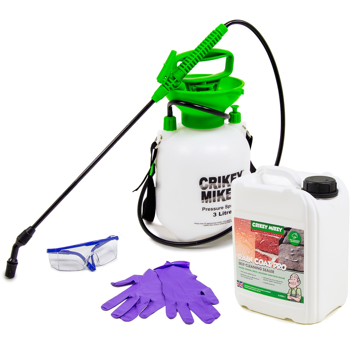 Crikey Mikey Rain Coat Pro Self-Cleaning Sealer 5L Kit - Image 1