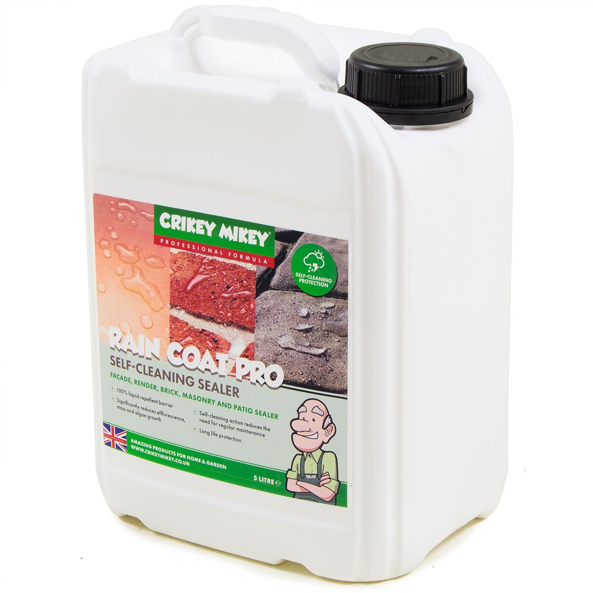 Crikey Mikey Rain Coat Pro Self-Cleaning Sealer 5L Kit - Image 2