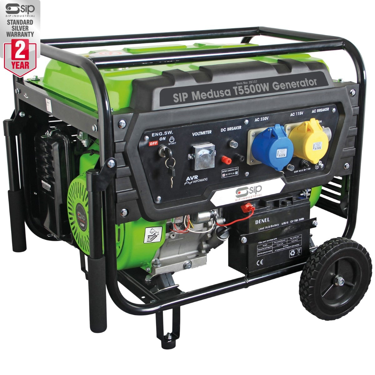 Medusa T5500W Petrol Generator Electric Start - Image 1