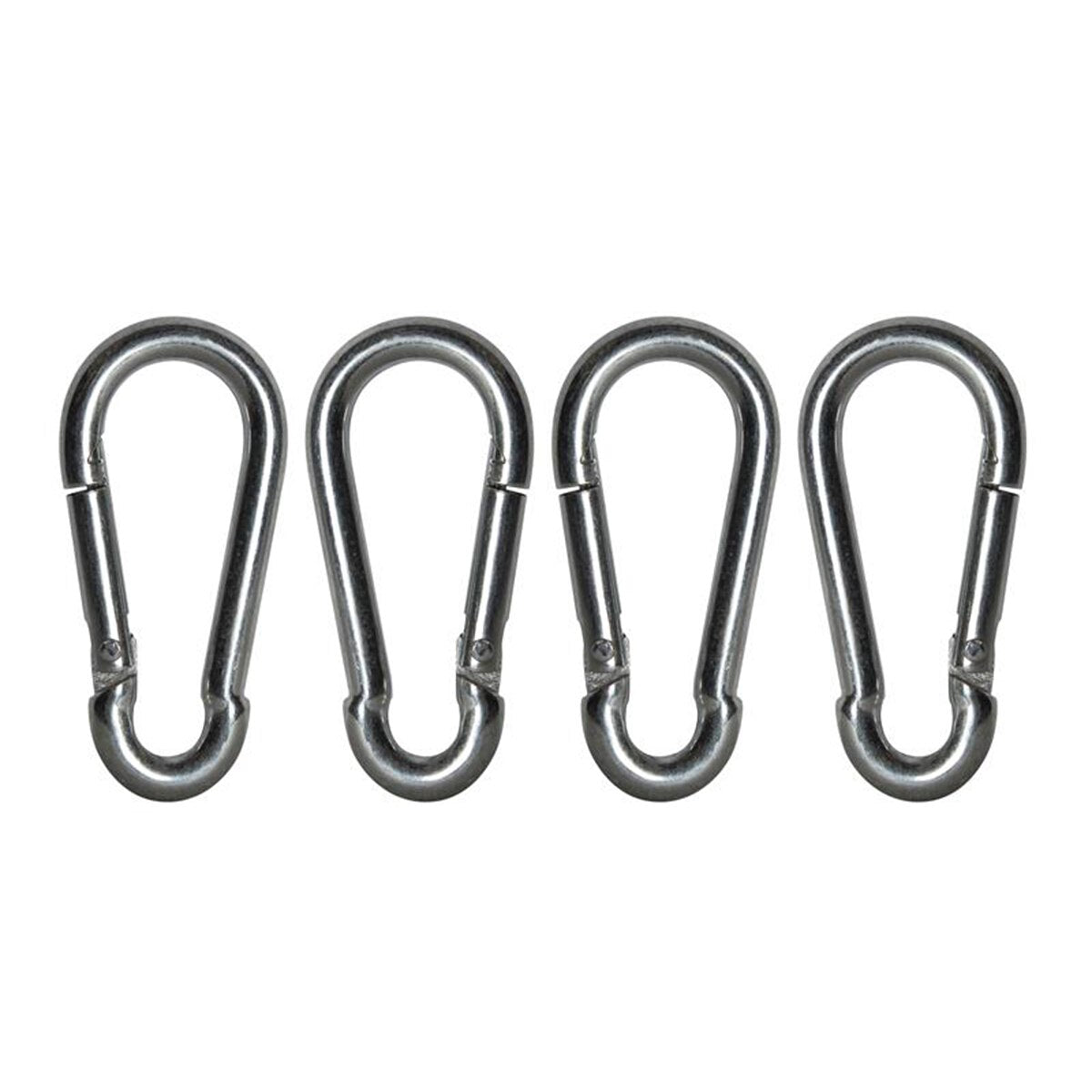 Faithfull Fire Brigade Snap Hook 6mm Zinc Plated (Pack 4) - FAICHFBS60 - Image 1