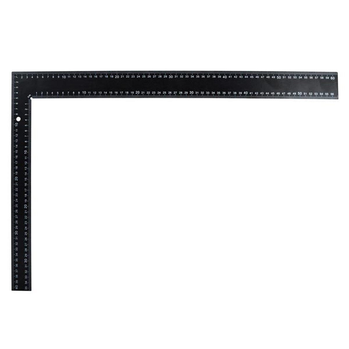 Faithfull Black Steel Roofing Square 400 x 600mm (16 x 24in) - FAICS600400 - Image 1