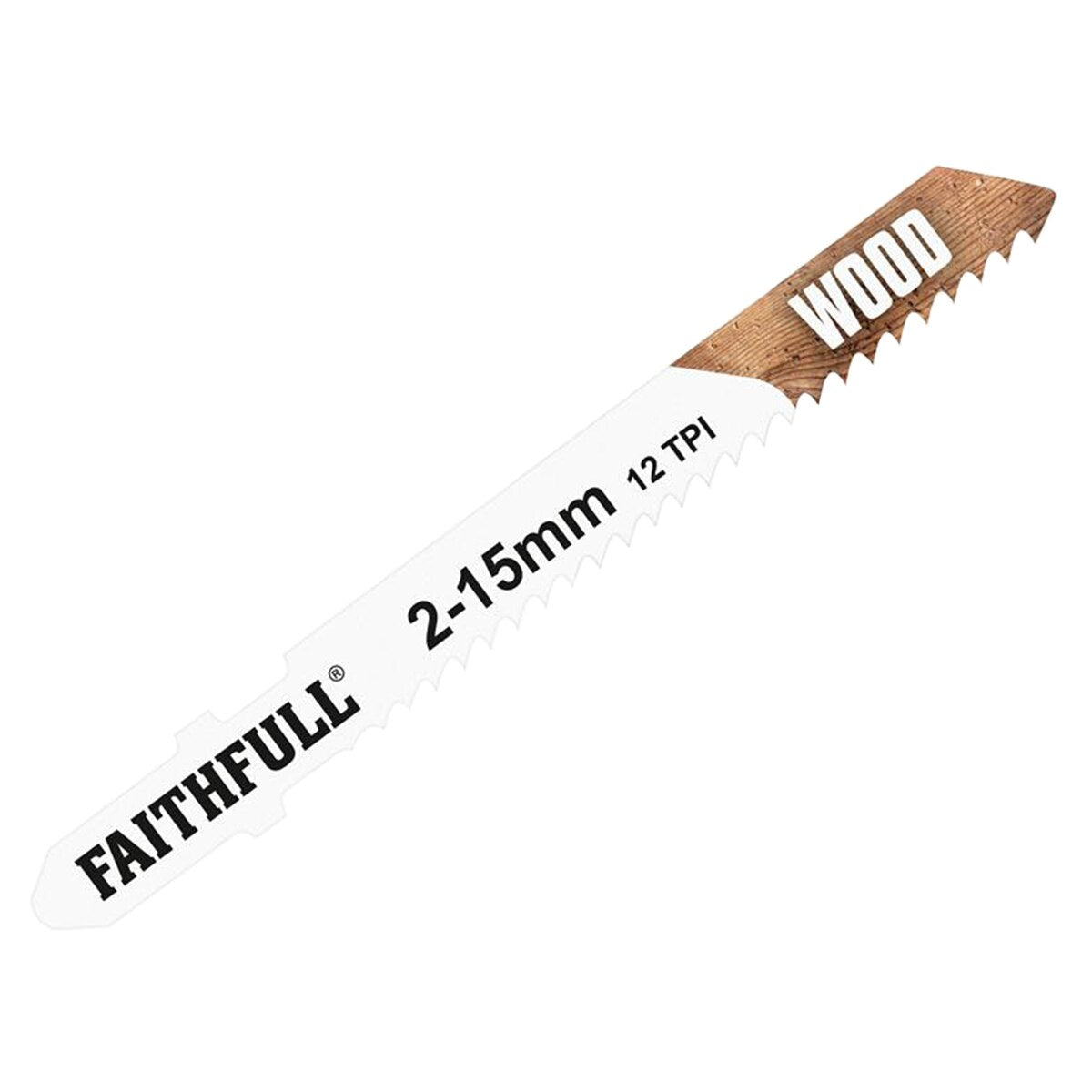 Faithfull Wood Jigsaw Blades Pack of 5 T119B - FAIJBT119B - Image 1