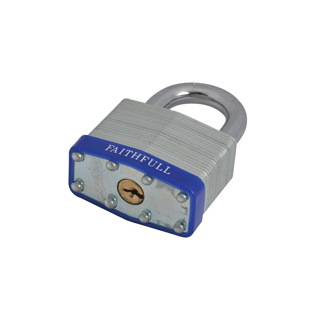 Faithfull Laminated Steel Padlock 50mm 3 Keys - FAIPLLAM50 - Image 2