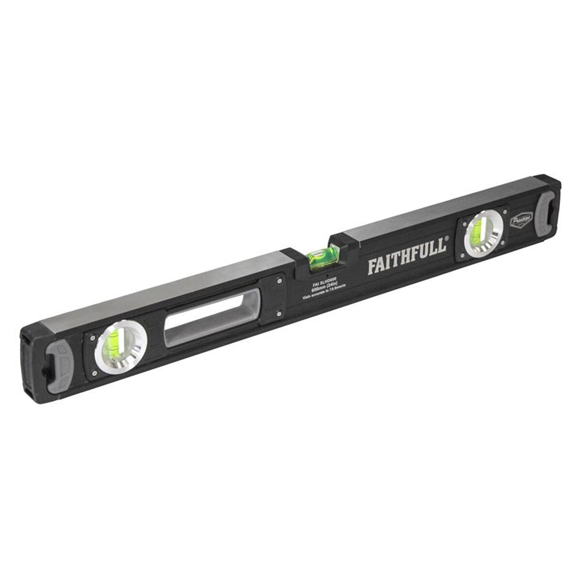 Faithfull Prestige Professional Heavy-Duty Spirit Level 60cm - FAISLHD600 - Image 1