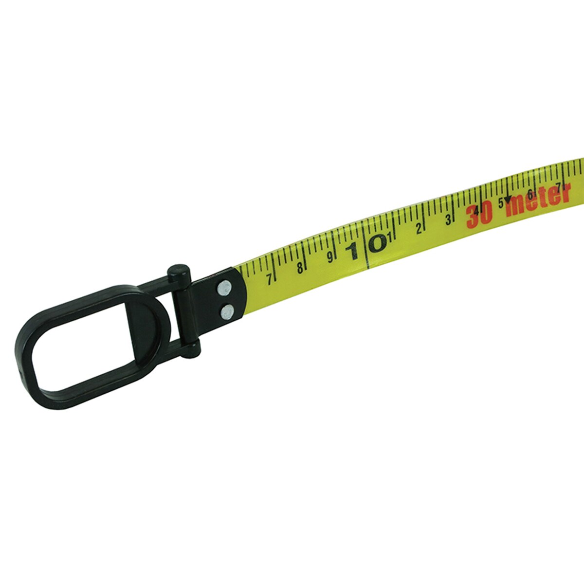 Faithfull Geared Fibreglass Measuring Tape 30m/100ft (Width 15mm) - FAITMFG30 - Image 2