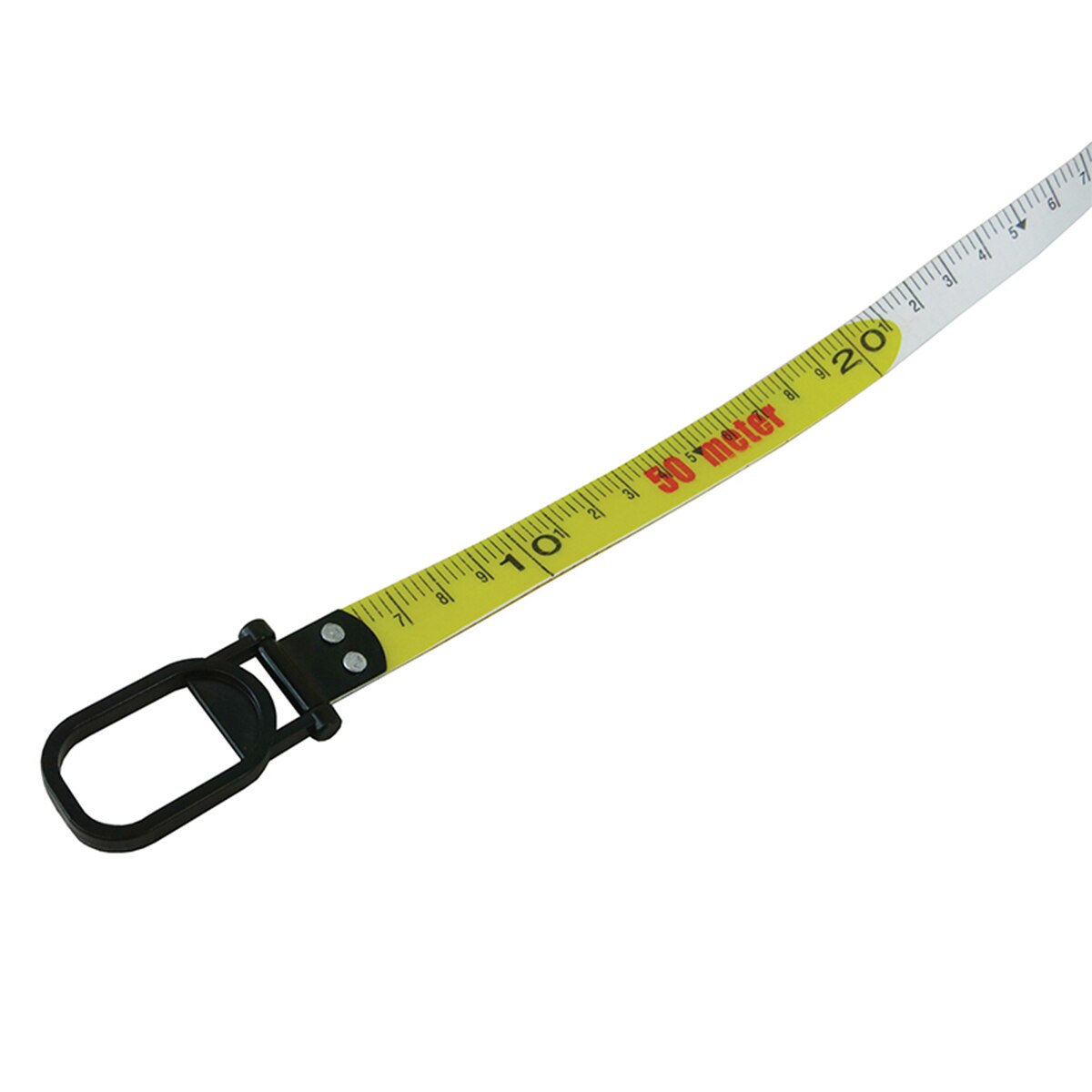 Faithfull Geared Fibreglass Measuring Tape 50m/165ft (Width 15mm) - FAITMFG50 - Image 2