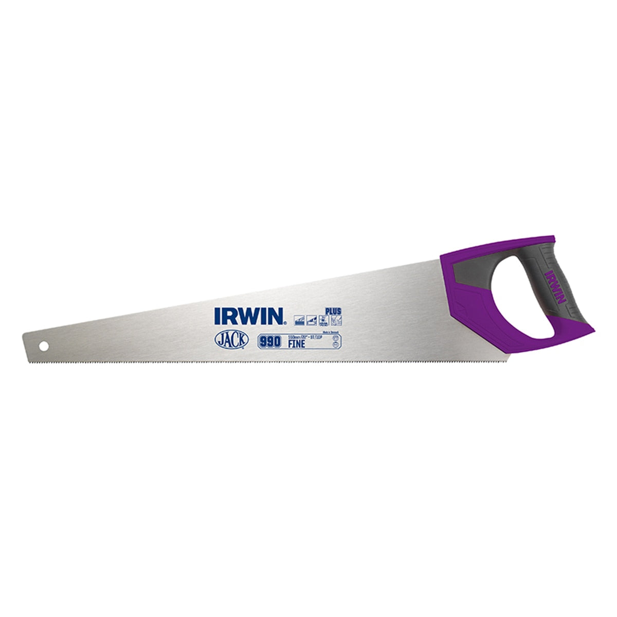 IRWIN 990UHP Fine Handsaw Soft Grip 550mm (22in) 9 TPI - JAK990UHP550 - Image 1