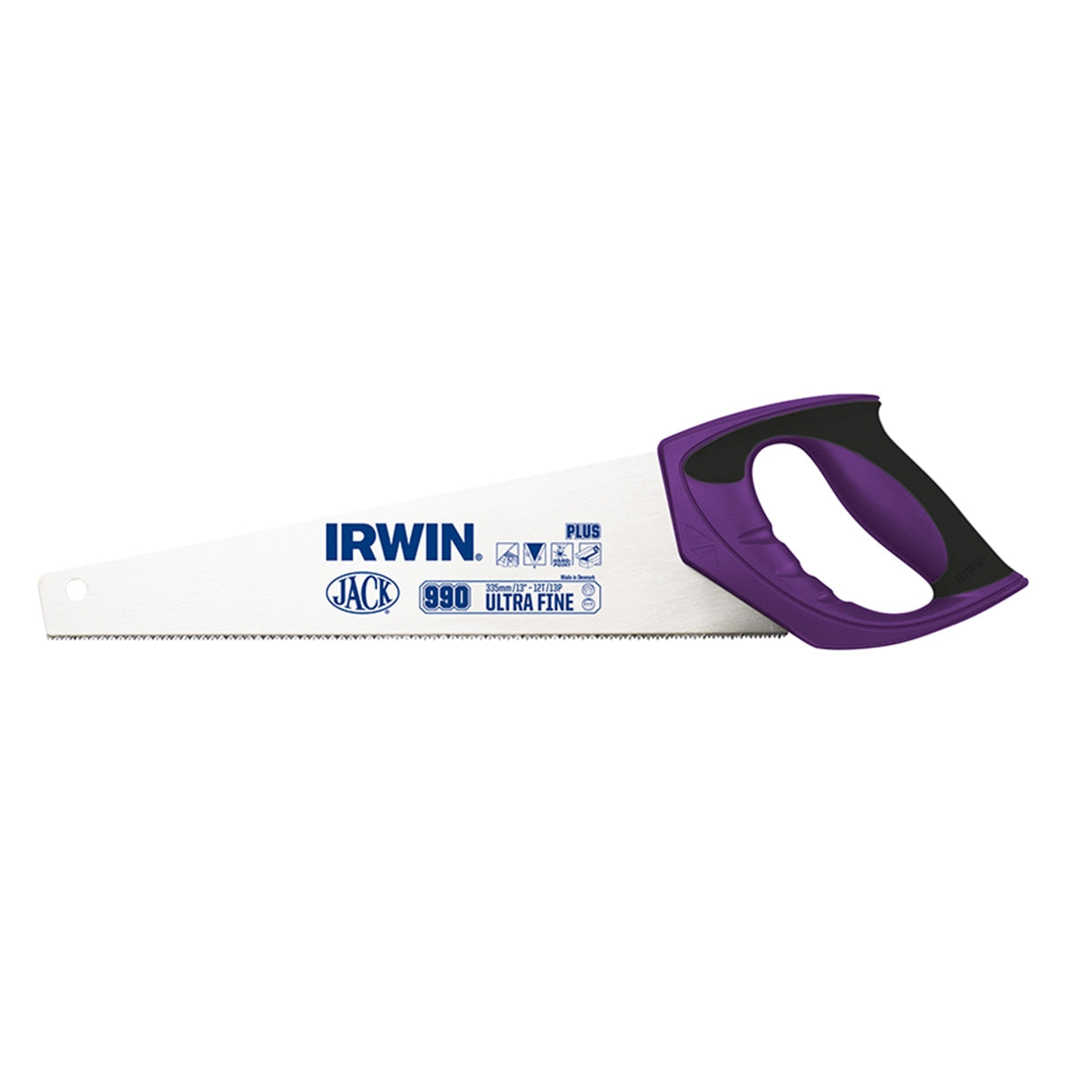 IRWIN 990UHP Fine Junior / Toolbox Handsaw Soft-Grip 335mm (13in) 12 TPI - JAK990UHPTB - Image 1