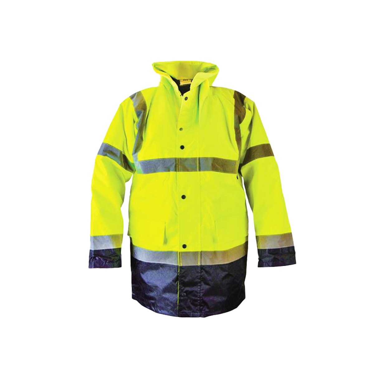 Scan Hi-Vis Yellow/Black Motorway Jacket - L (44in) - SCAWWHVMJLYB - Image 1