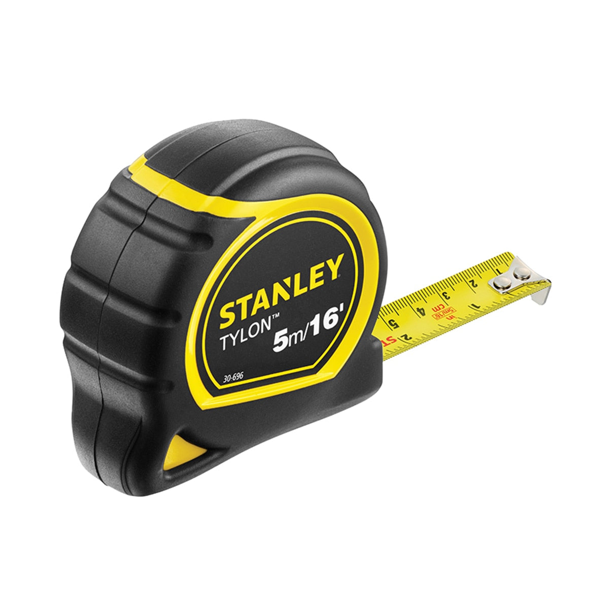 Stanley Tylon Pocket Measuring Tape 5m/16ft (Width 19mm) Carded - STA030696N - Image 1