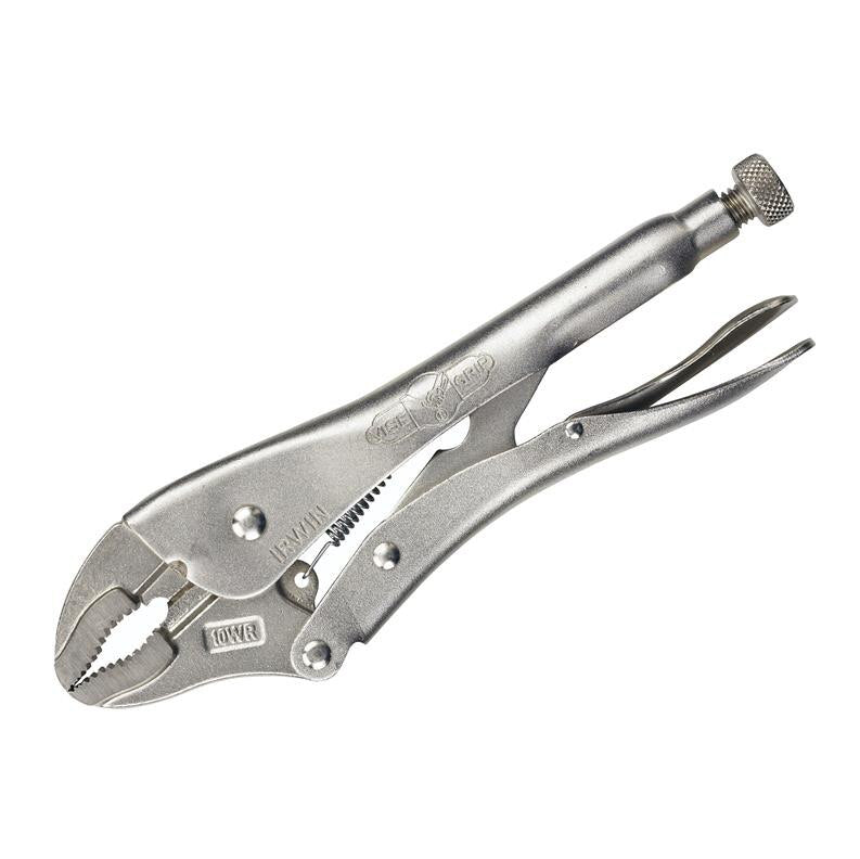 IRWIN 10WRC Curved Jaw Locking Pliers with Wire Cutter 254mm (10in) - VIS10WRC - Image 1