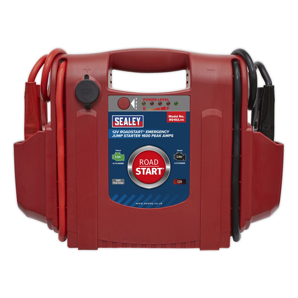 Sealey RoadStart Emergency Jump Starter 12V 1600 Peak Amps - Image 3