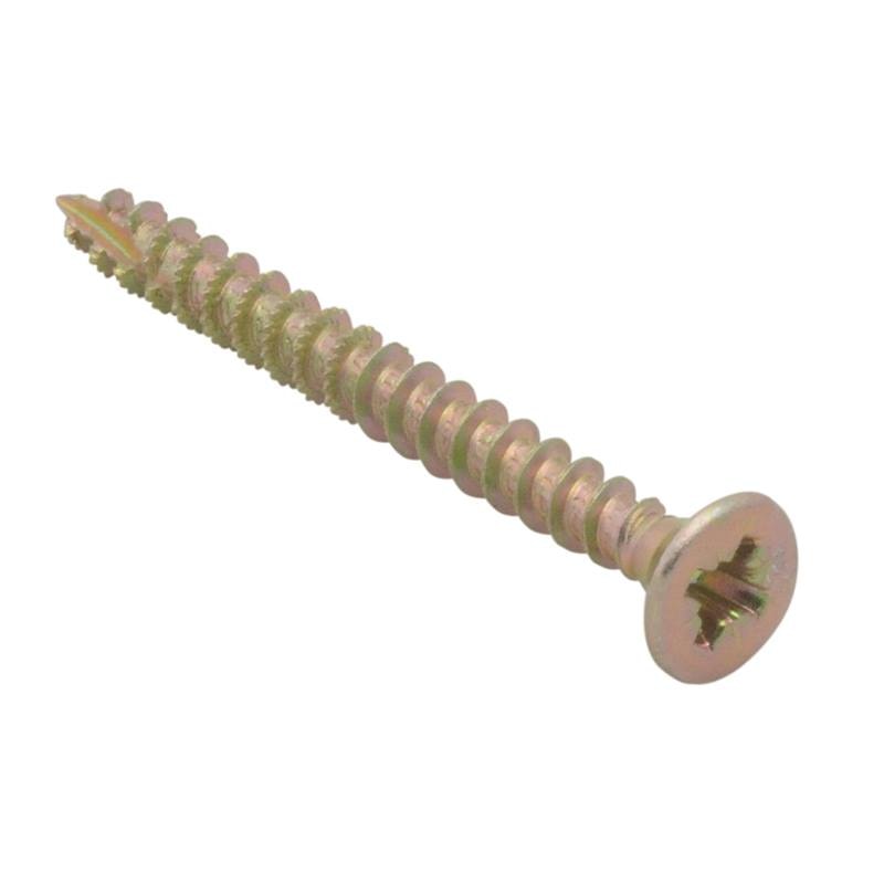 Forgefix Spectre PZ Compatible Wood Screw CSK ZYP 4.0 x 40mm Box 200 - FORSPE440Y - Image 1