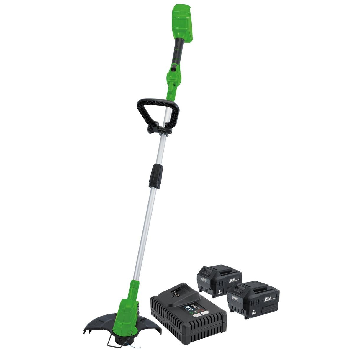 Draper D20 40V Grass Trimmer + 2 x Batteries & 1 x Charger - Image 1