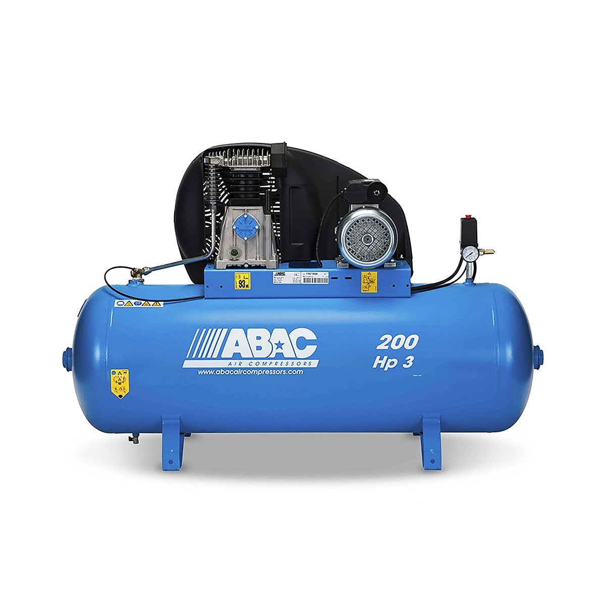 ABAC Air Compressor 200L Belt Driven 13.8CFM 3HP 145psi - Image 1