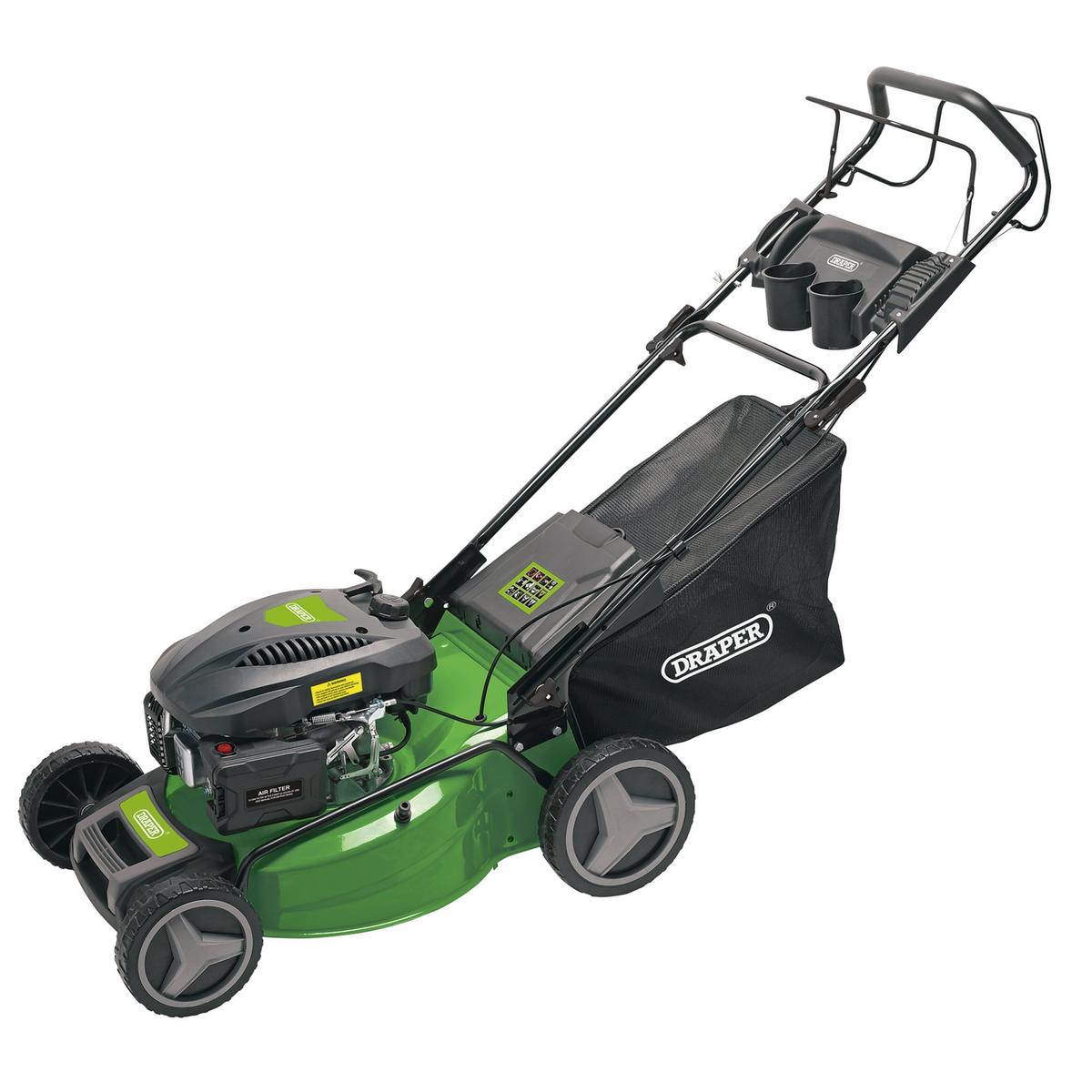 Draper Petrol 20" Self Propelled Recoil Lawn Mower - Image 1