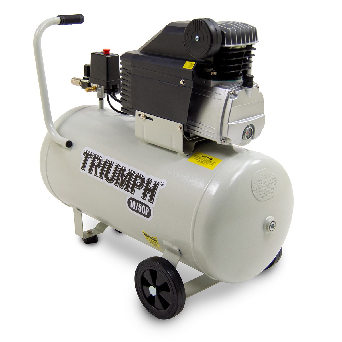 Triumph 10/50P Portable Commercial Air Compressor 50L 8.5CFM 2HP - Image 3