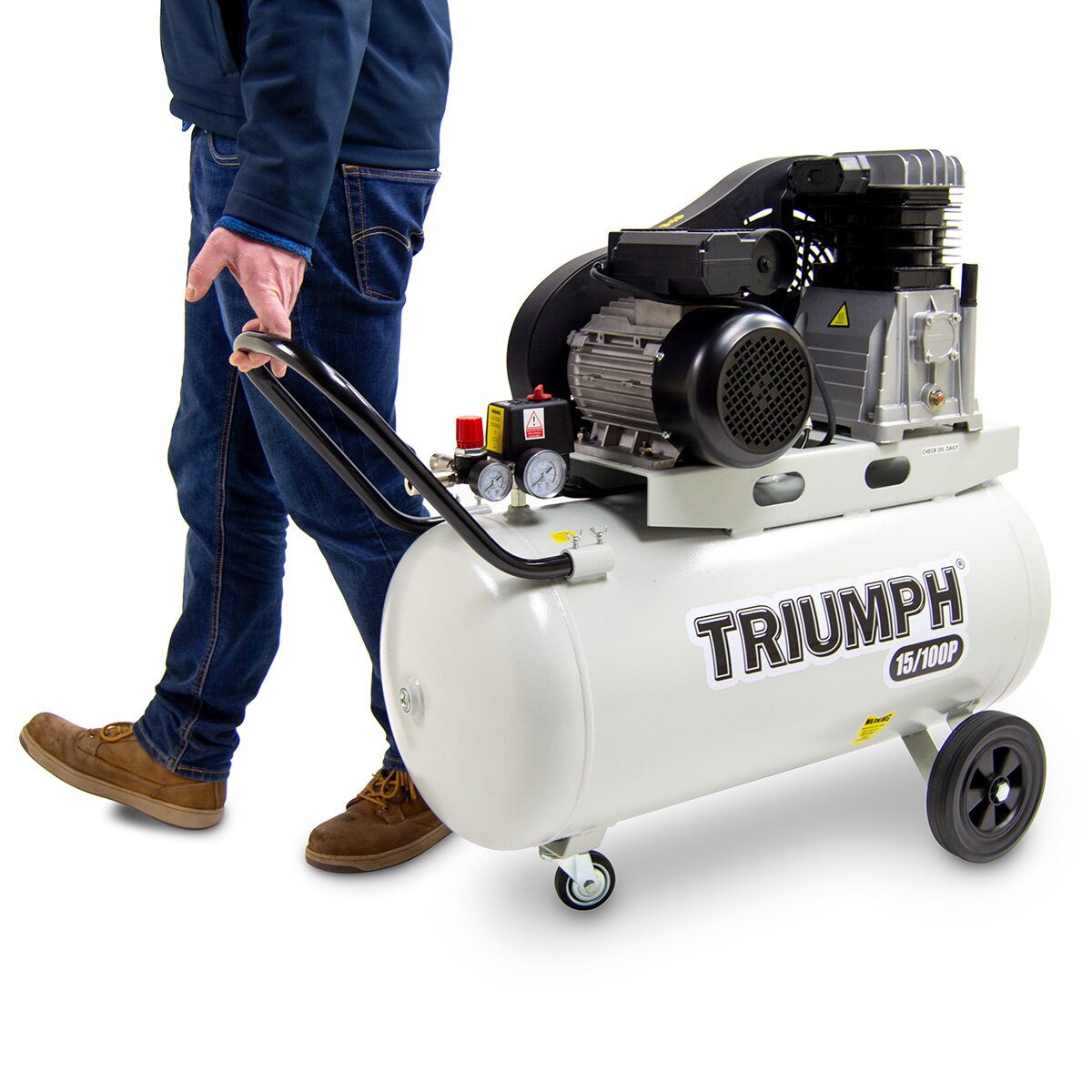 Triumph 15/100P Industrial Air Compressor 100L 14.8CFM 3HP - Image 5