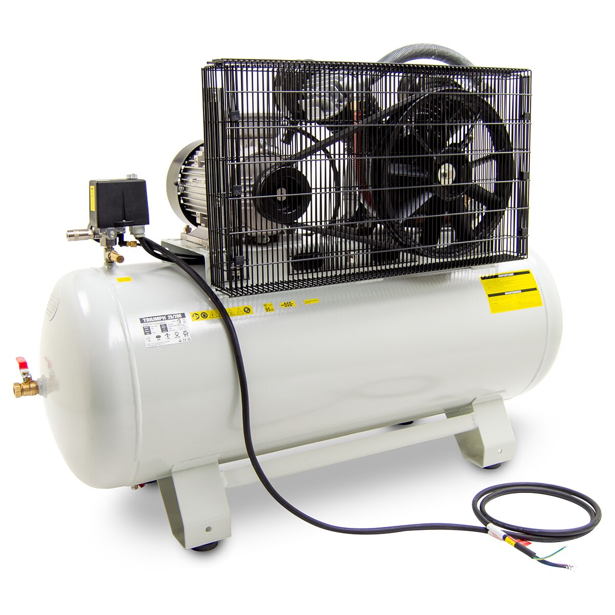 Triumph 25/200 Industrial Air Compressor 200L 23CFM Three-Phase 5.5HP - Image 2