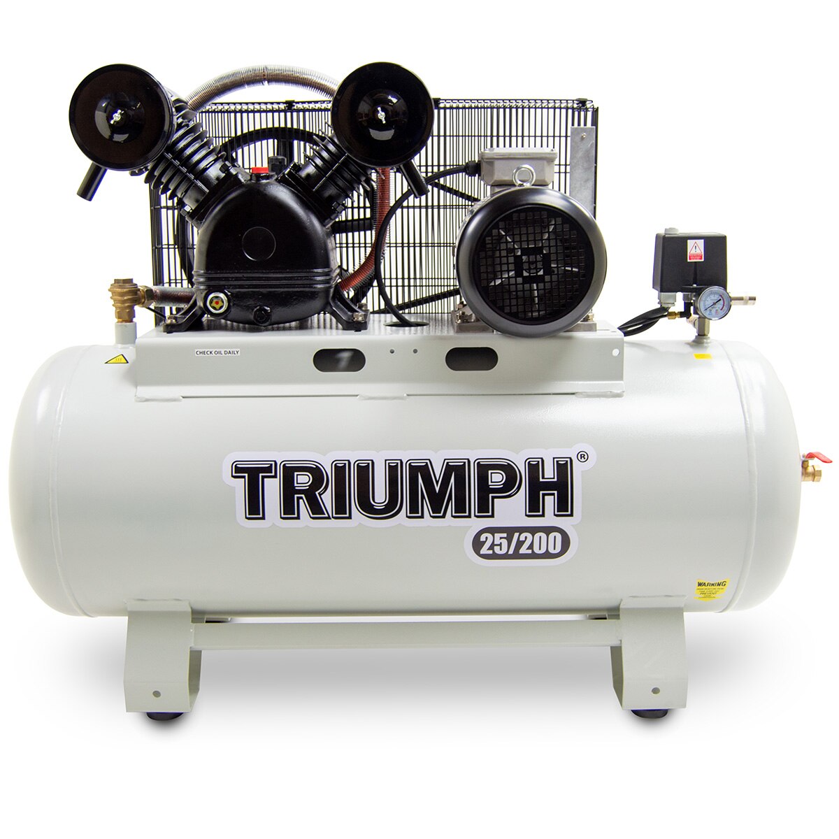 Triumph 25/200 Industrial Air Compressor 200L 23CFM Three-Phase 5.5HP - Image 6